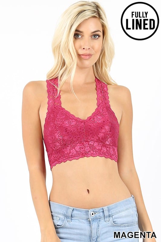 Stretch Lace Bralette Hourglass Backing