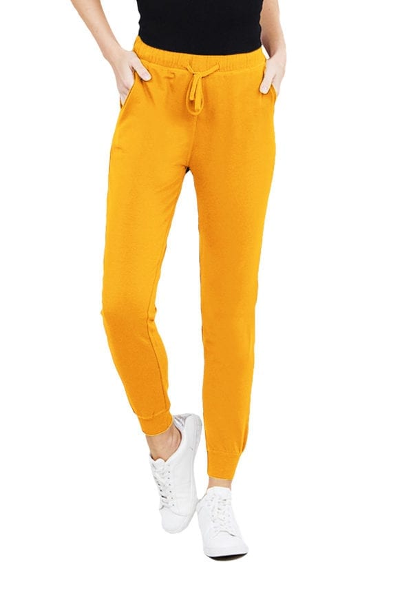 Two Tone French Terry Jogger Pants (Plus)