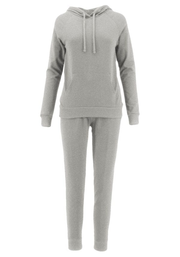 French Terry Hoodie and Jogger Pants Sweatsuit Set