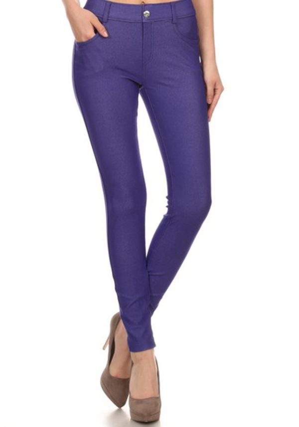 Classic Solid Stretch Jeggings