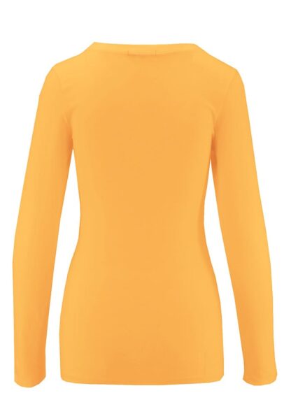 Cotton Long Sleeve Round Neck Top