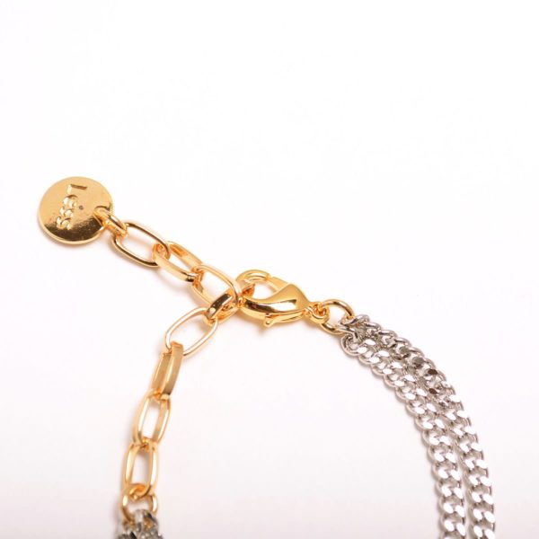 Square Pendant Chain Bracelet