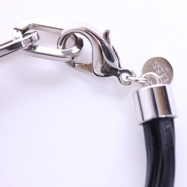 Uni Layered Leather Chain Bracelet