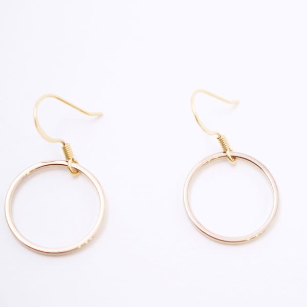 Gold Circle Earring