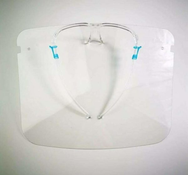 Reusable Plastic Glasses Face Shield (4 Pack)