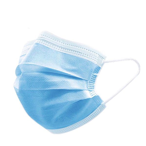 SG Disposable Protective Face Mask 3-Ply with Far Loop Blue Color (50 Pcs)