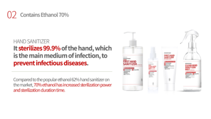 Clean Hand Sanitizer, 70% Spray, 16.9 fl. oz.500ml