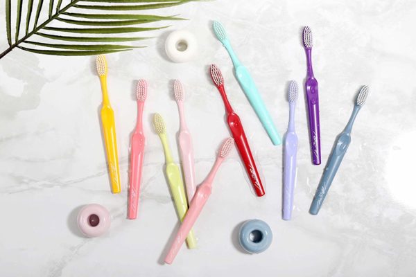 [KENT] PETITE Small Head Gentle Soft Toothbrush for Sensitive Teeth - Compact Size - Pack of 10