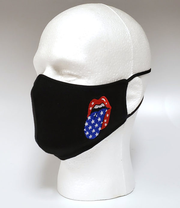 Embroidery Mask, Fashion Mask, Face Masks, Fabric Mask Washable Cotton Mask (USA Tongue)