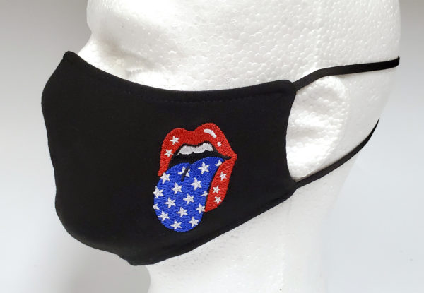 Embroidery Mask, Fashion Mask, Face Masks, Fabric Mask Washable Cotton Mask (USA Tongue)