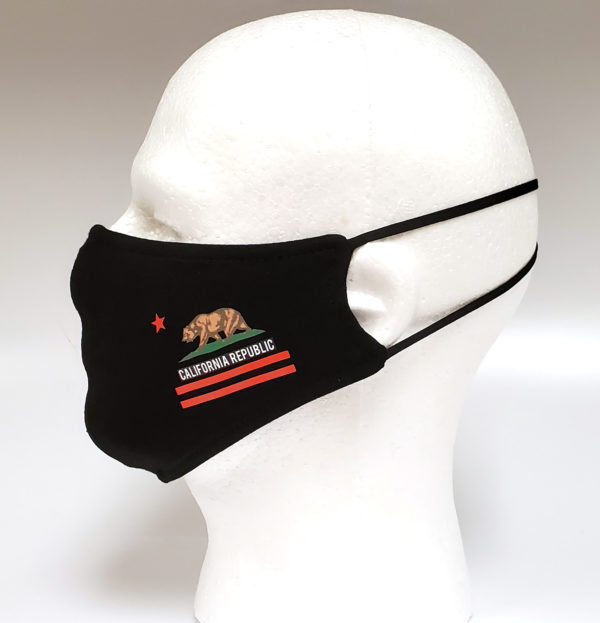 Printing Mask, Gold Mask, Fashion Mask, Face Masks, Fabric Mask Washable Cotton Mask (California Republic)