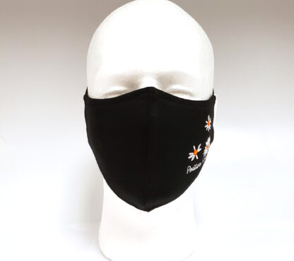 Embroidery Fabric Masks, Rhinestone Mask, Fashion Mask, Face Masks, Washable Cotton Mask (Chrysanthemum)