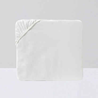 Crown Goose Fitted Sheet - White