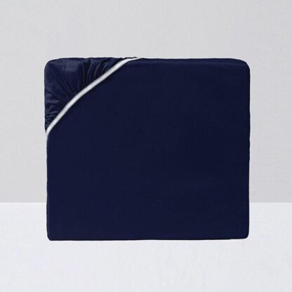Crown Goose Fitted Sheet - Navy