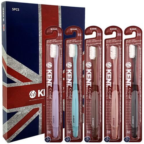 Kent Crystal Finest Soft Toothbrushes Pack of 5