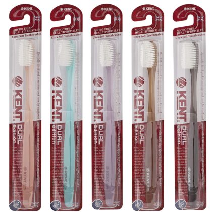 Kent Dual Edition Toothbrushes Pack of 5