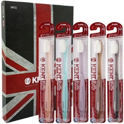 Kent Dual Edition Toothbrushes Pack of 5
