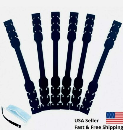 Face Mask Ear Saver Protector Strap Extender Hook Extension Silicone 6 Pieces