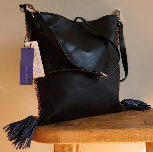Rebecca Minkoff Chase Convertible Hobo Black Multi Shoulder Bag