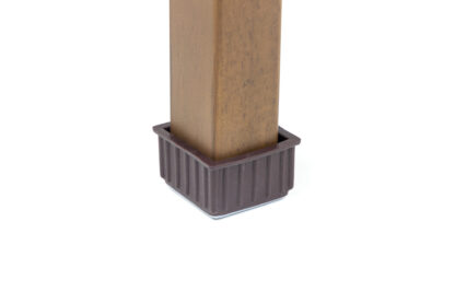 Chair Leg Caps Floor Protectors Elastic Caps w/ Premium Teflon (Square / 4 & 16 Piece Multipack)