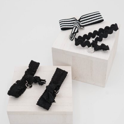 Black Colored Hair-Tie Set