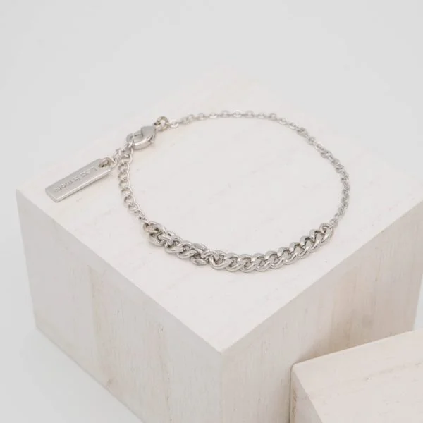 Unbalanced Mix Chain Bracelet